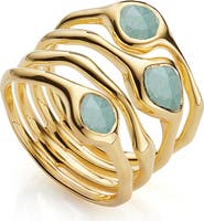 Monica Vinader MV Siren™ Stone Stack Ring