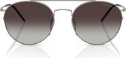 ARMANI 53mm Round Sunglasses
