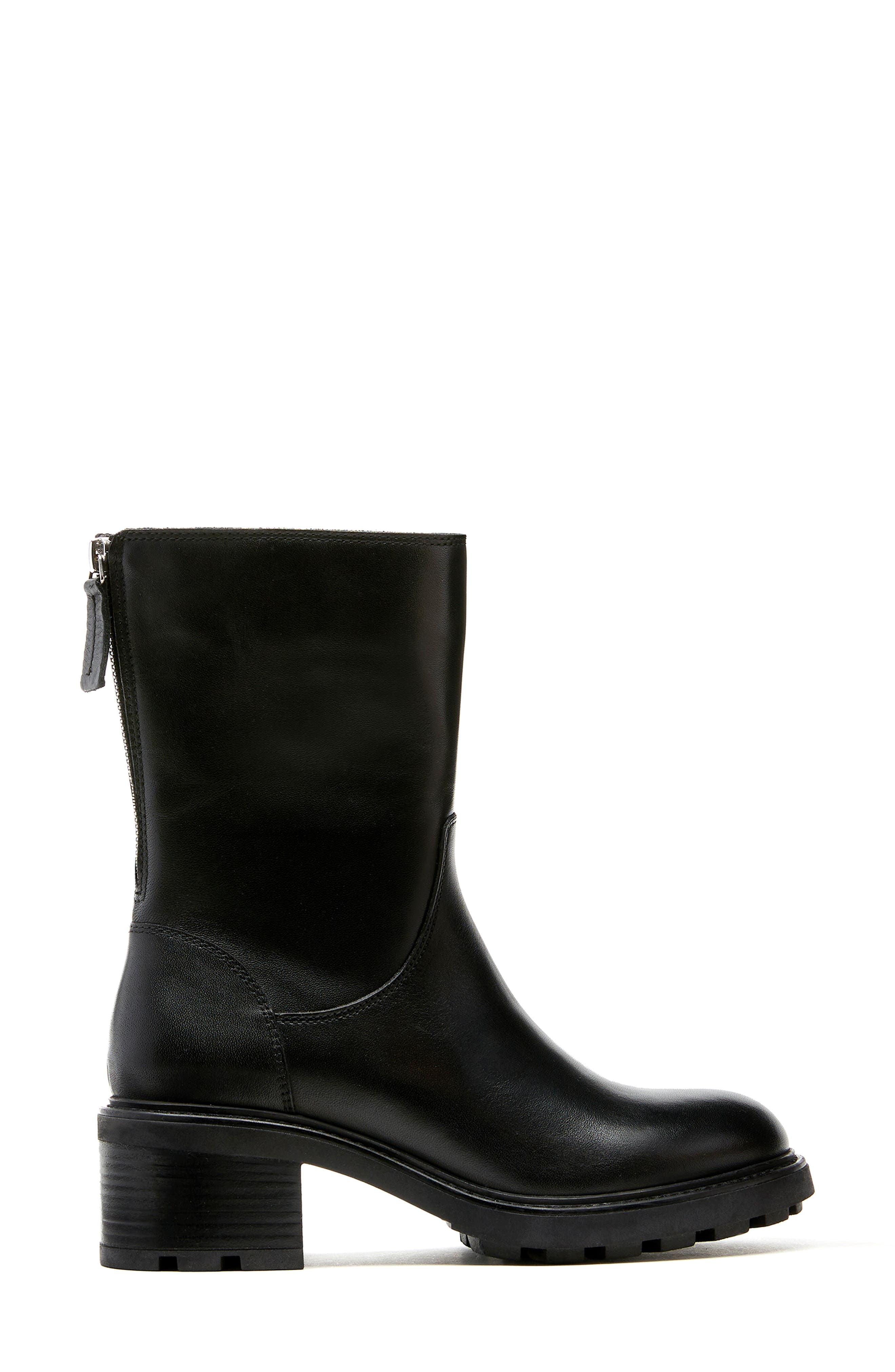 La Canadienne Apple Waterproof Boot, Alternate, color, Black Shearling Lined