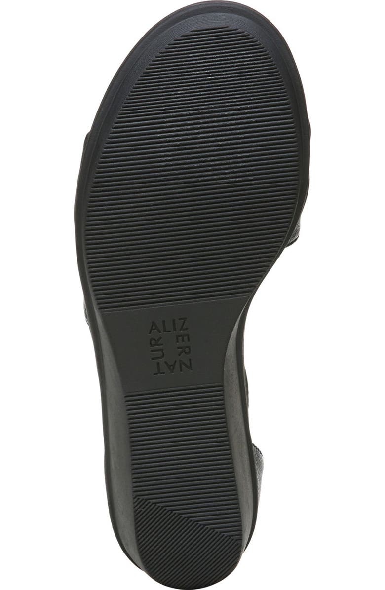 Naturalizer Theron Strappy Faux Leather Wedge Sandal, Alternate, color,