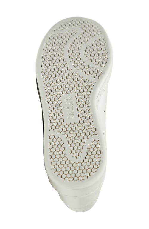 Y-3 White Leather Sneakers With Rounded Toe And Lace-up Closure