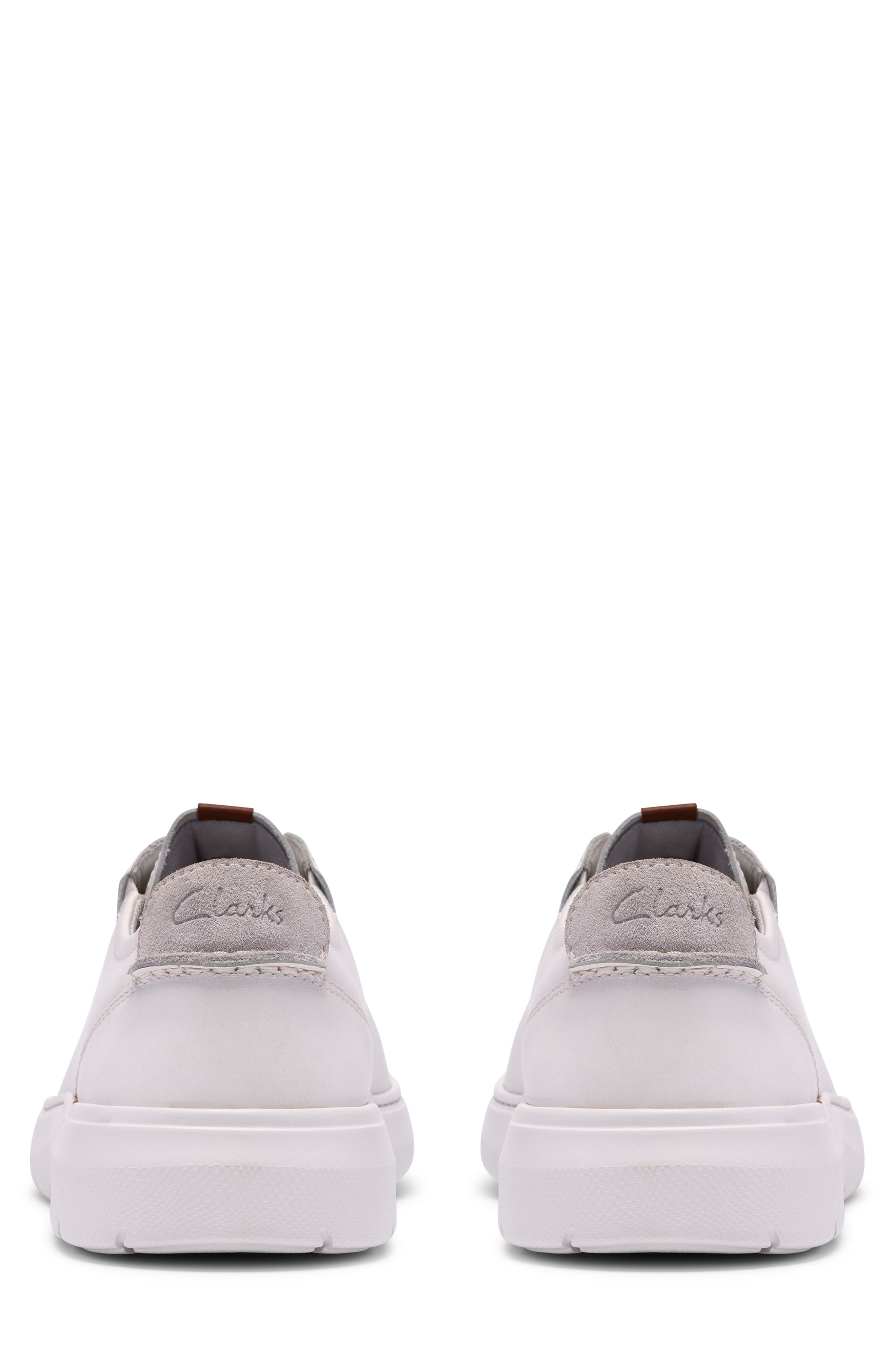 Clarks<sup>®</sup> Flexwell Lace Low Top Sneaker, Alternate, color, White