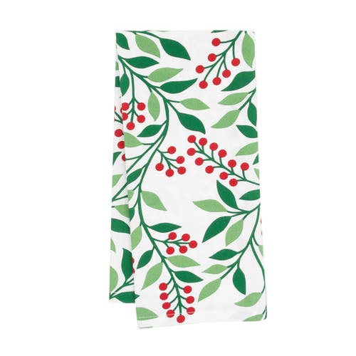 C & F Home C&f Home Berry Botanical Festive Holiday Christmas Towel In Green