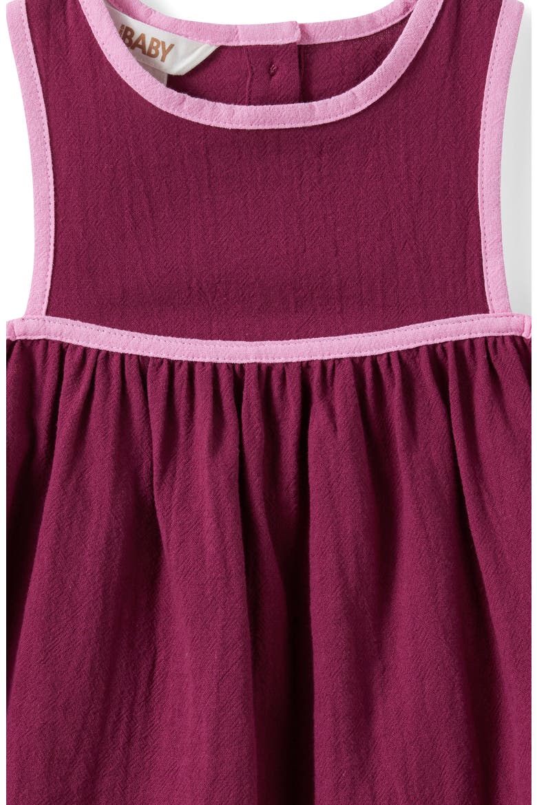 Ellie Woven Dress, Alternate, color, Berry Jam