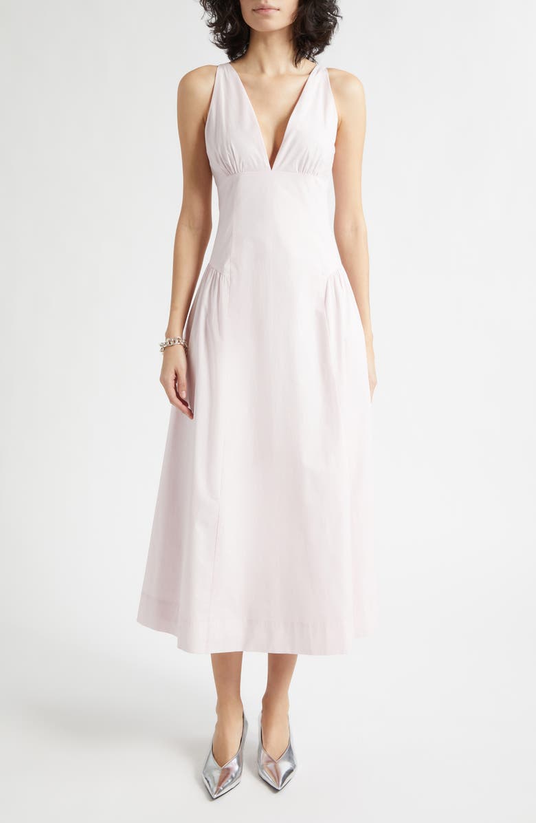 POSSE Lindie Fit & Flare Midi Dress, Main, color, Mauve