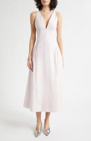 POSSE Lindie Fit & Flare Midi Dress