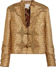 Johanna Ortiz Boldness Scale Jacquard Jacket