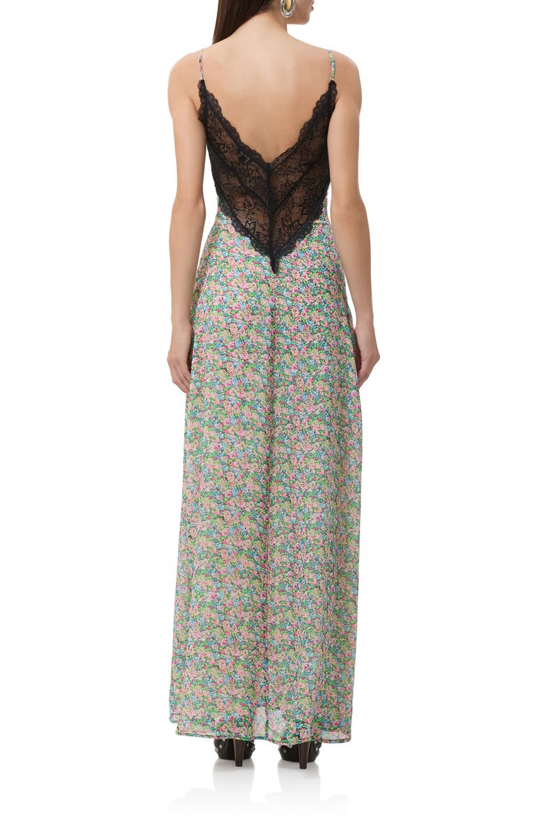 Prianka Floral Lace Inset Maxi Dress, Alternate, color, SOFT STRIPE