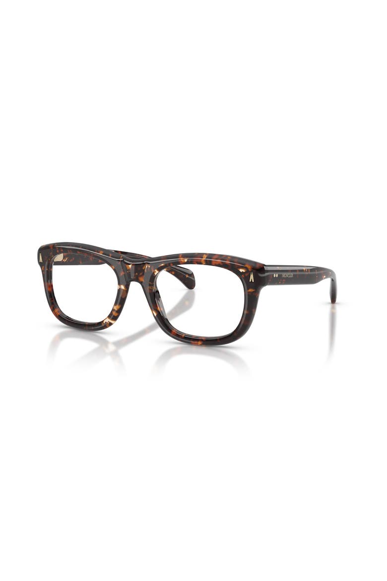 51mm Square optical glasses, Main, color, Tortoise