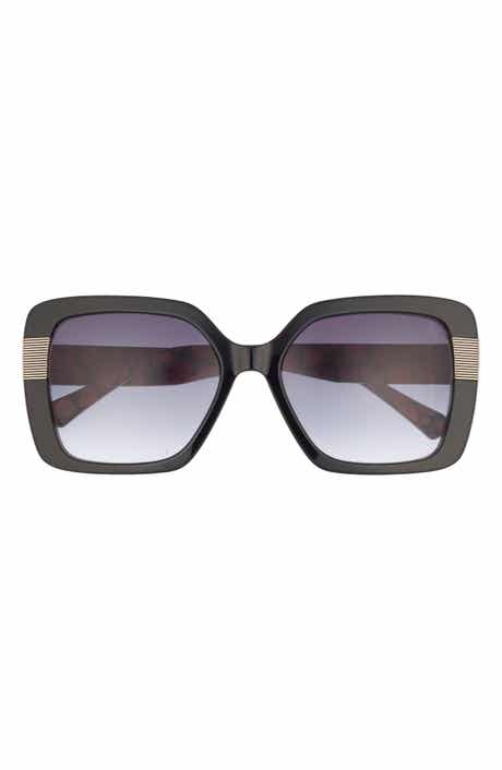 56mm Gradient Square Sunglasses