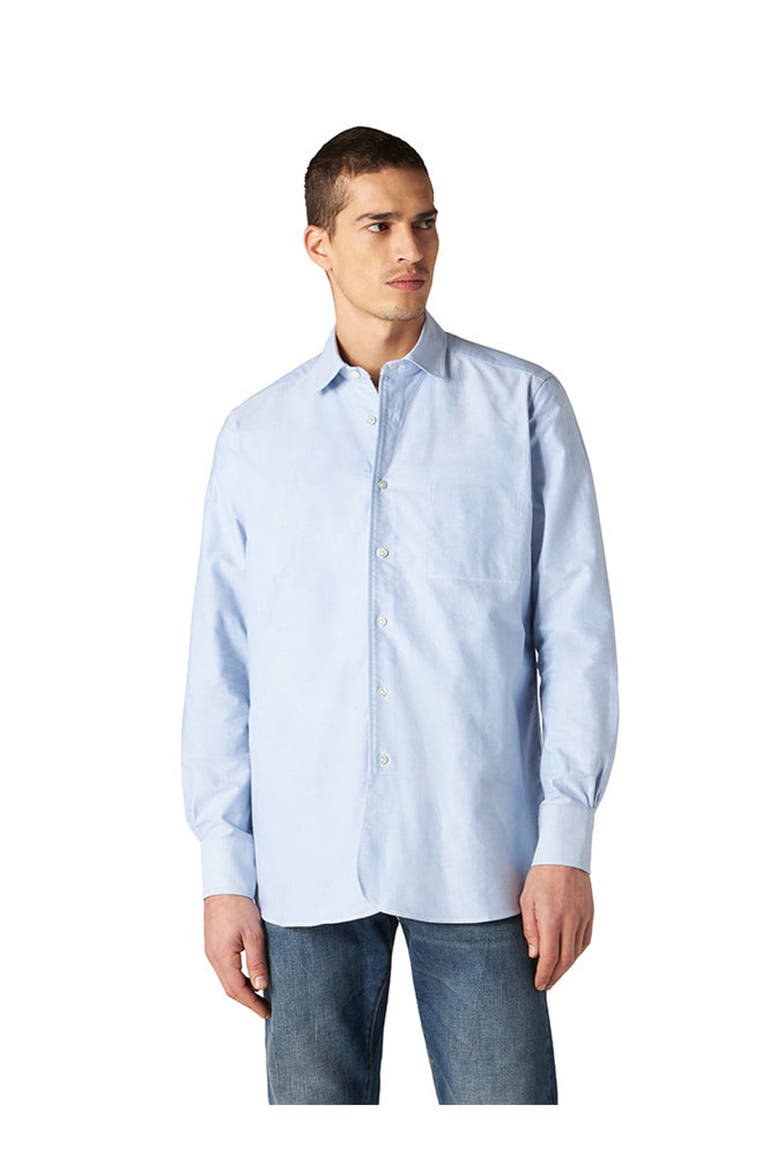 Woven Oxford Shirt, Alternate, color, Light Blue