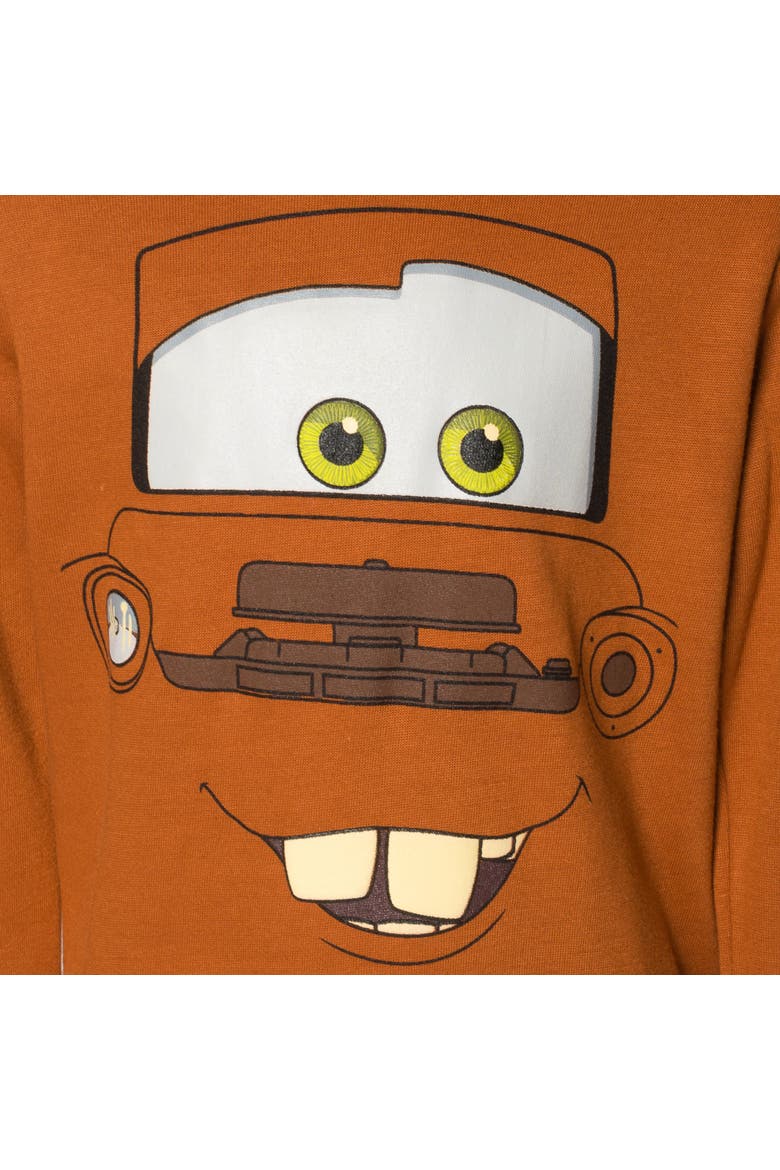 Cars Fleece Hoodie, Alternate, color, Tow Mater Brown