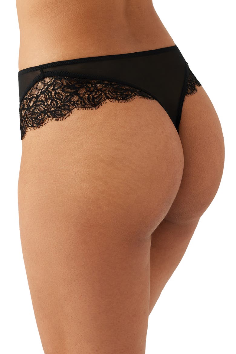 It's On High Waist Thong, Alternate, color, NIGHT