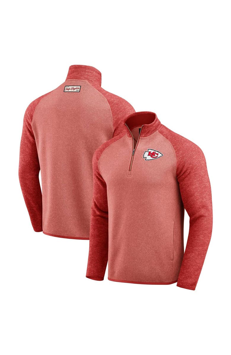 Darius Rucker Collection by Fanatics Men's Darius Rucker Collection by Fanatics Red Kansas City Chiefs Tonal Quarter-Zip Jacket, Main, color, Red