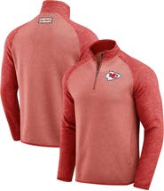 Darius Rucker Collection by Fanatics Men's Darius Rucker Collection by Fanatics Red Kansas City Chiefs Tonal Quarter-Zip Jacket