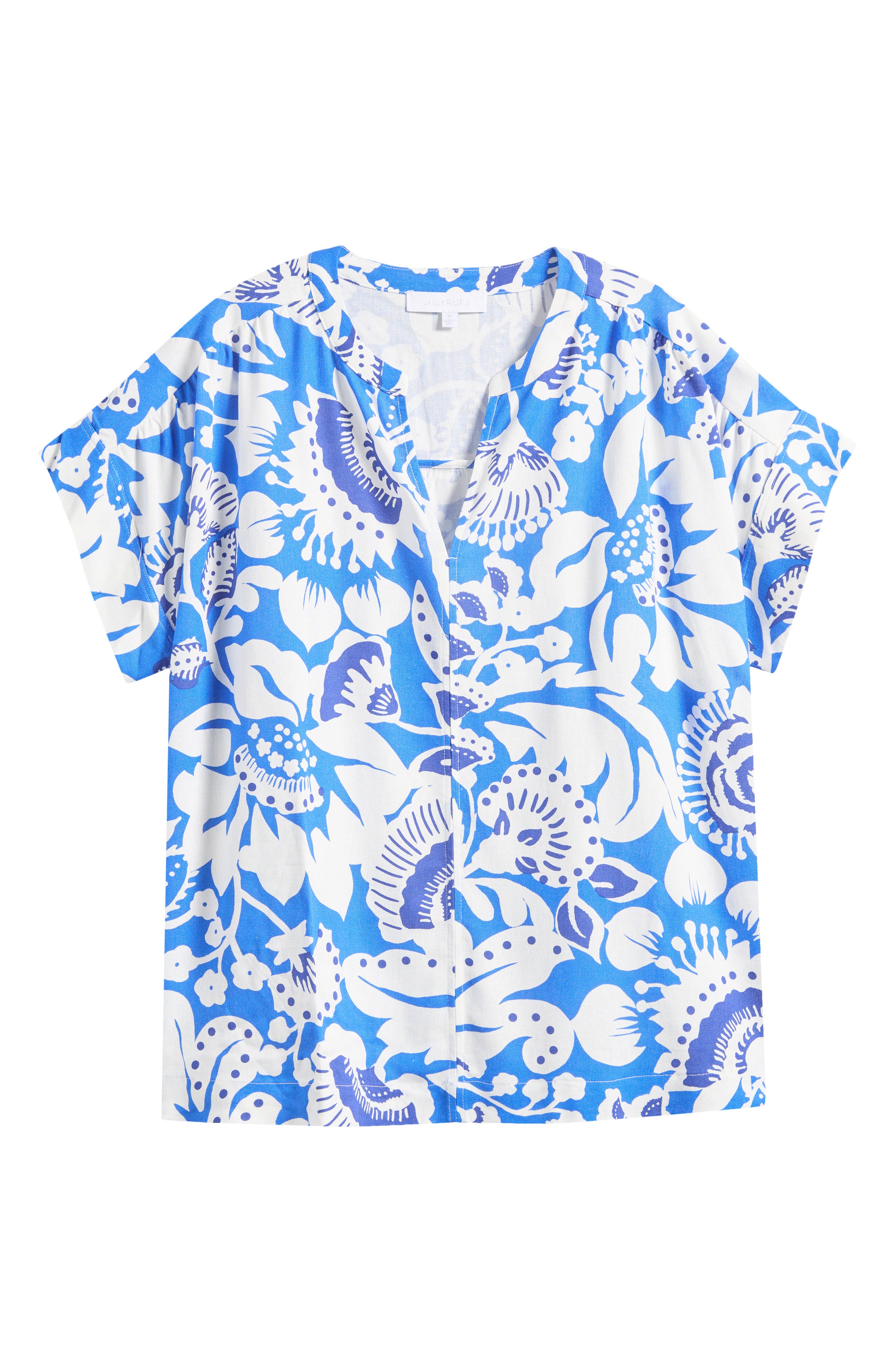selected BLUE WHITE