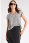  Ivory Black Willie Stripe