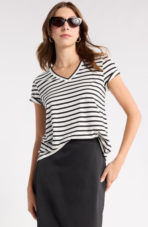 V-Neck Cotton T-Shirt