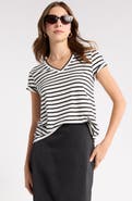 1901 V-Neck Cotton T-Shirt