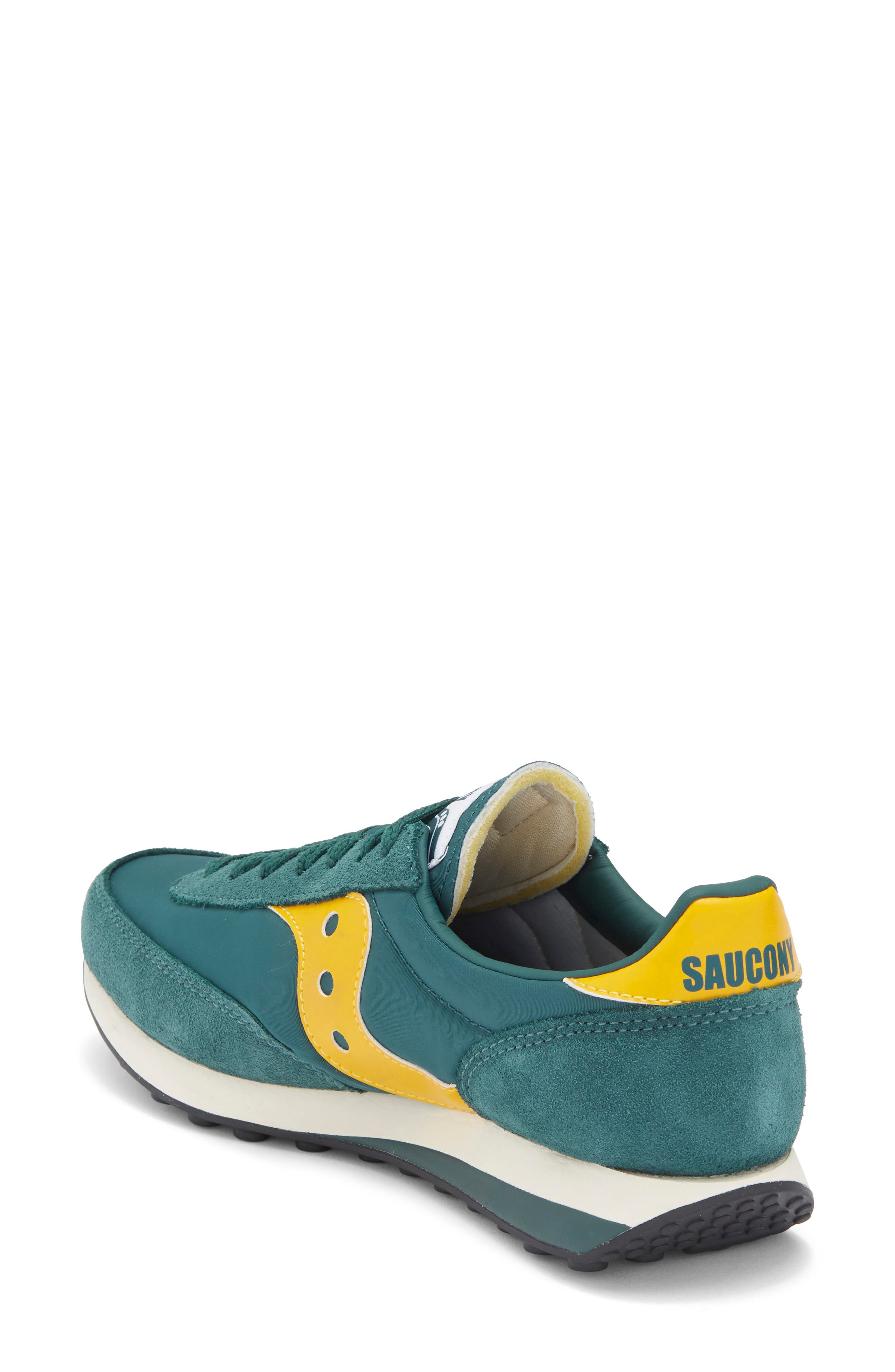 Saucony Gender Inclusive Trainer 80 Sneaker, Alternate, color, Green/ Yellow