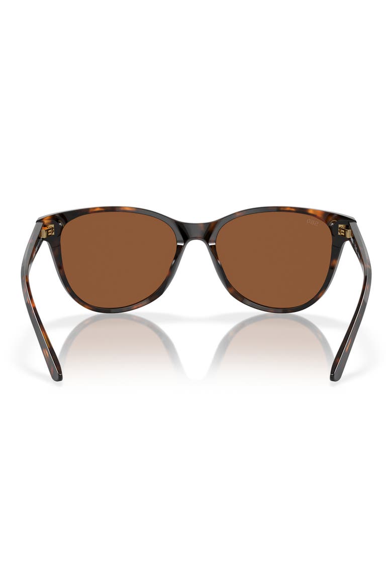 Catherine 57mm Polarized Phantos Sunglasses, Alternate, color, TORTOISE