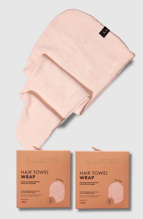 Adjustable Hair Towel Wrap - Eco-Friendly and Ultra-Absorbent (X2)