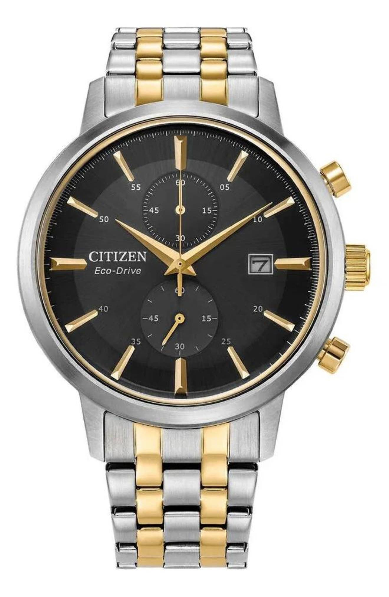 Citizen Eco-Drive Bracelet Strap Chronograph Watch, 42mm