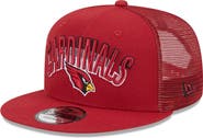 New Era Men's New Era Cardinal Arizona Cardinals Grade Trucker 9FIFTY Snapback Hat