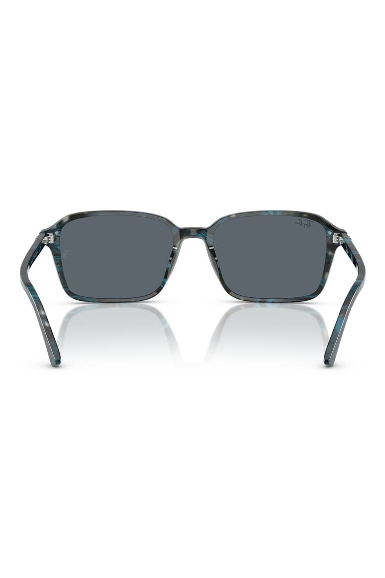 56mm Square Sunglasses, Alternate, color, BLUE