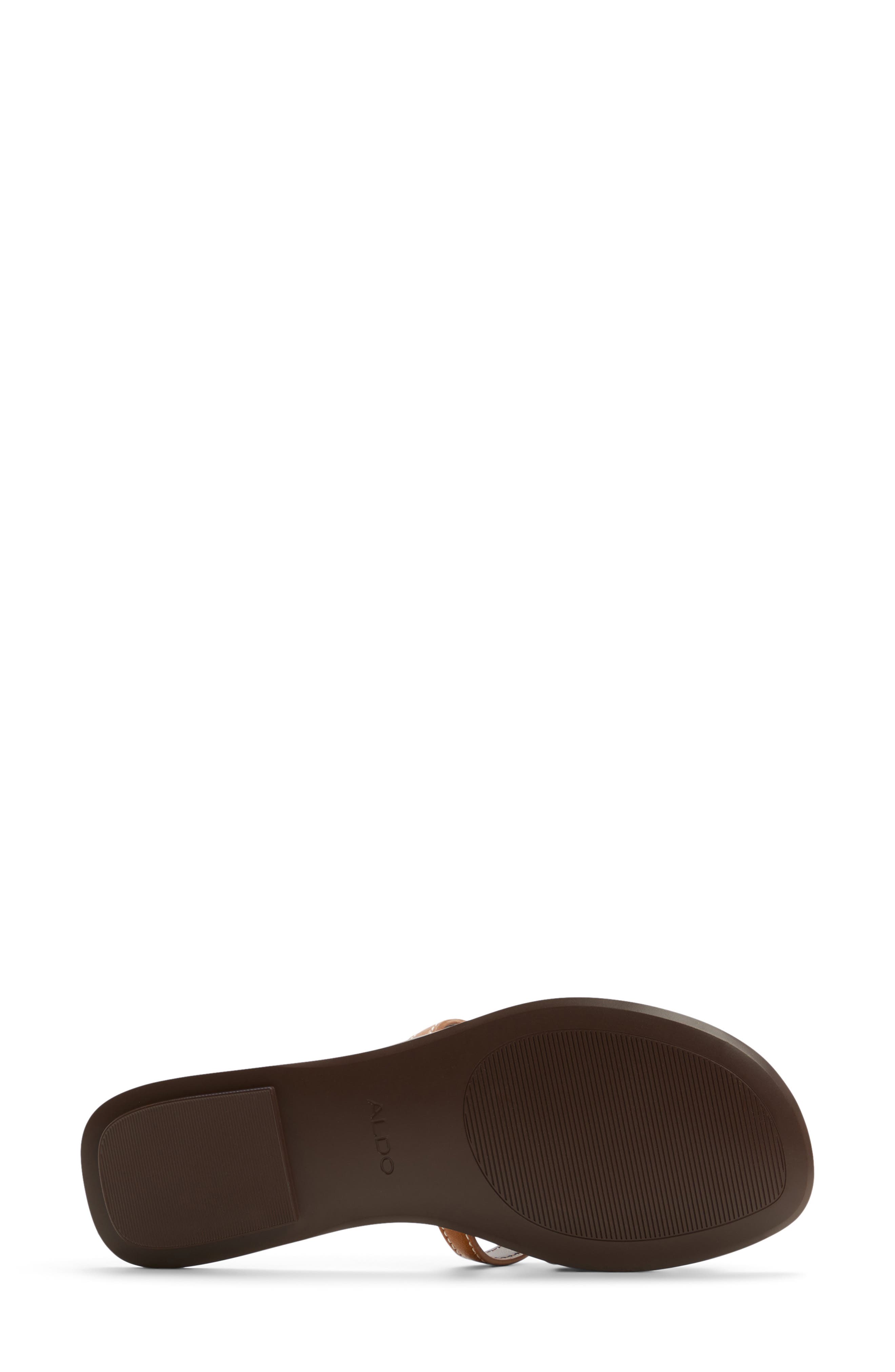 Rosmary Slide Sandal, Alternate, color, COGNAC