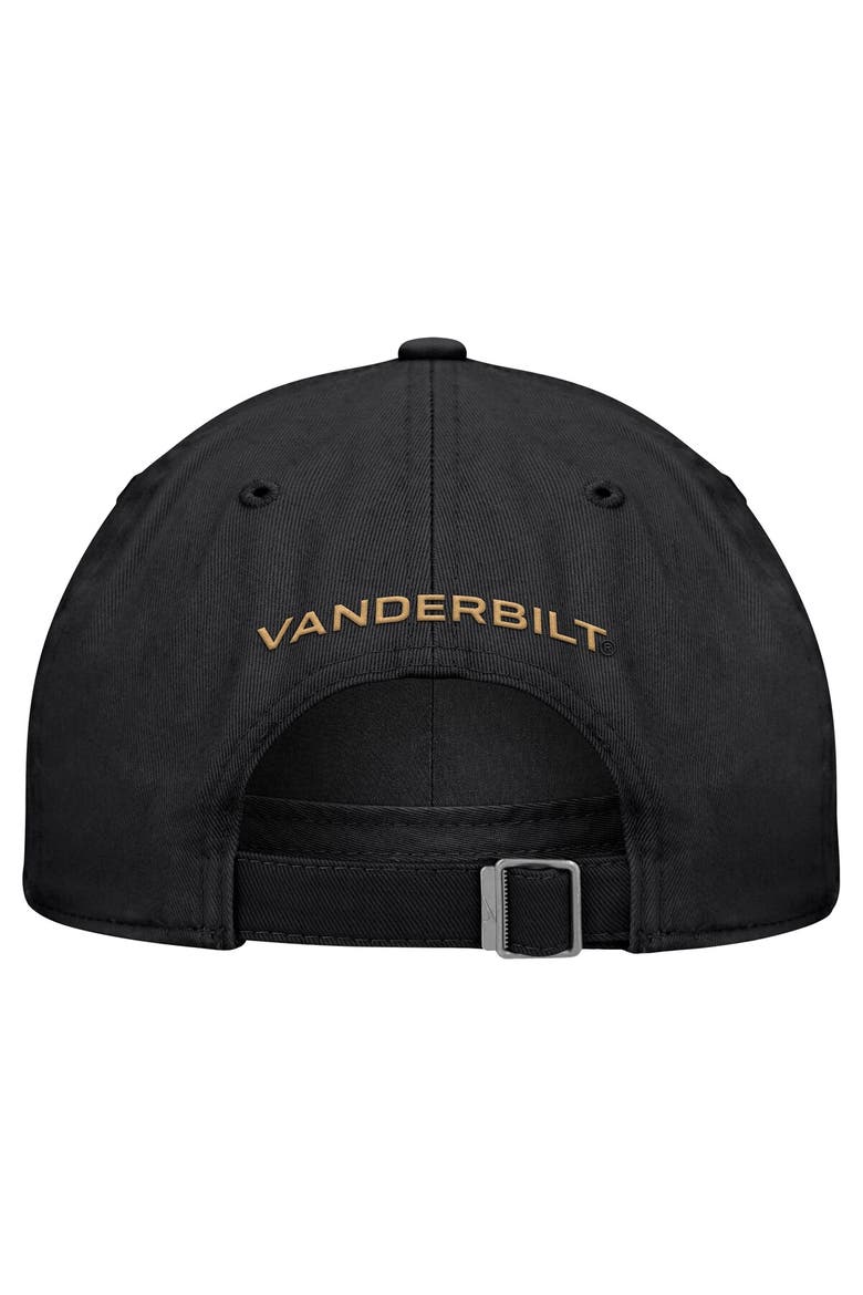 Men's Nike Black Vanderbilt Commodores 2026 Sideline Club Adjustable Hat, Alternate, color, Black