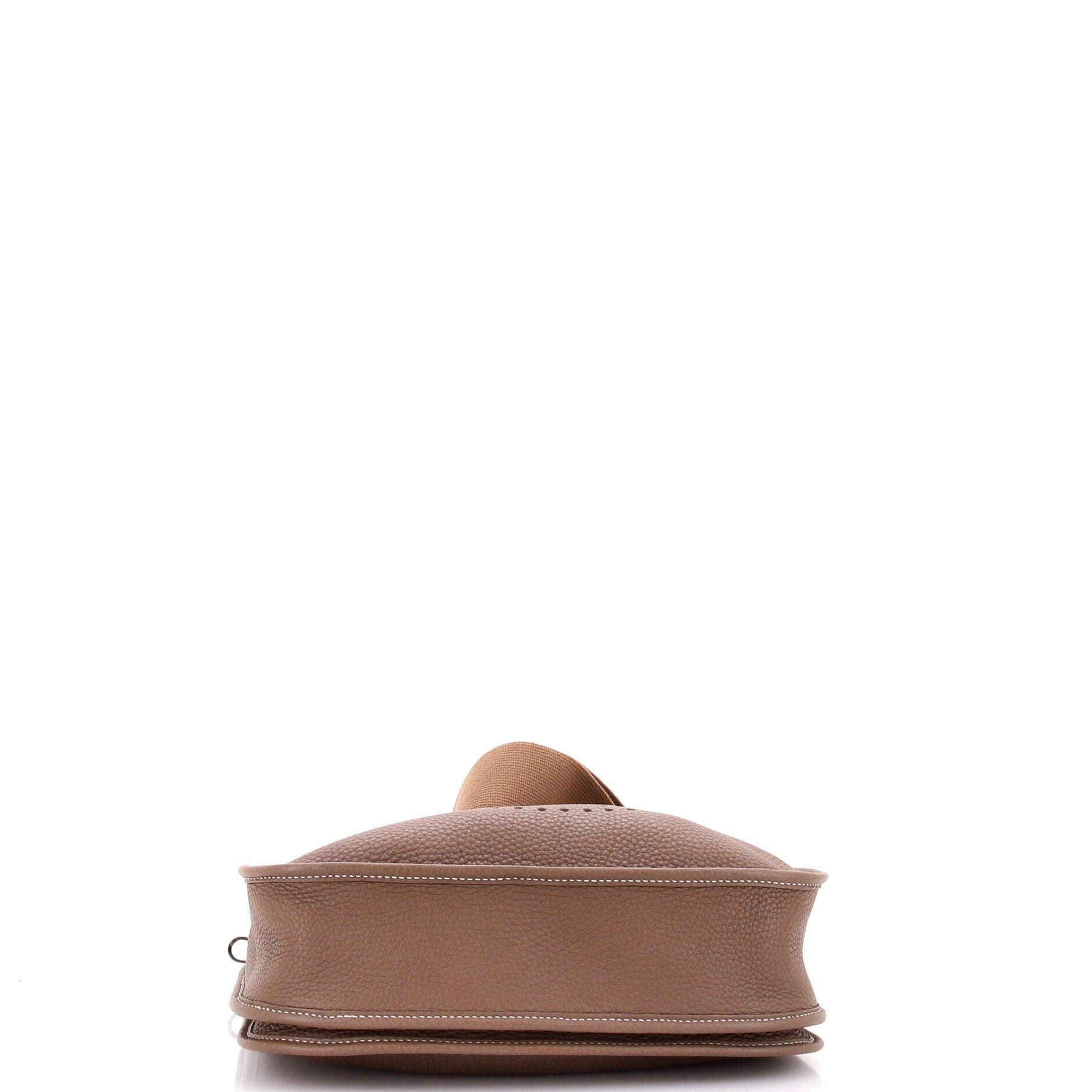 Pre-Owned Hermes Evelyne Bag Gen III Clemence PM, Alternate, color, Etoupe