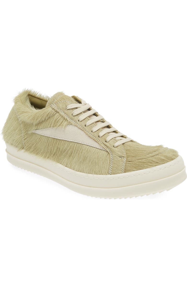 Rick Owens Luxor Vintage Genuine Calf Hair Sneaker, Main, color,