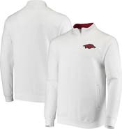 COLOSSEUM Men's Colosseum White Arkansas Razorbacks Tortugas Logo Quarter-Zip Jacket