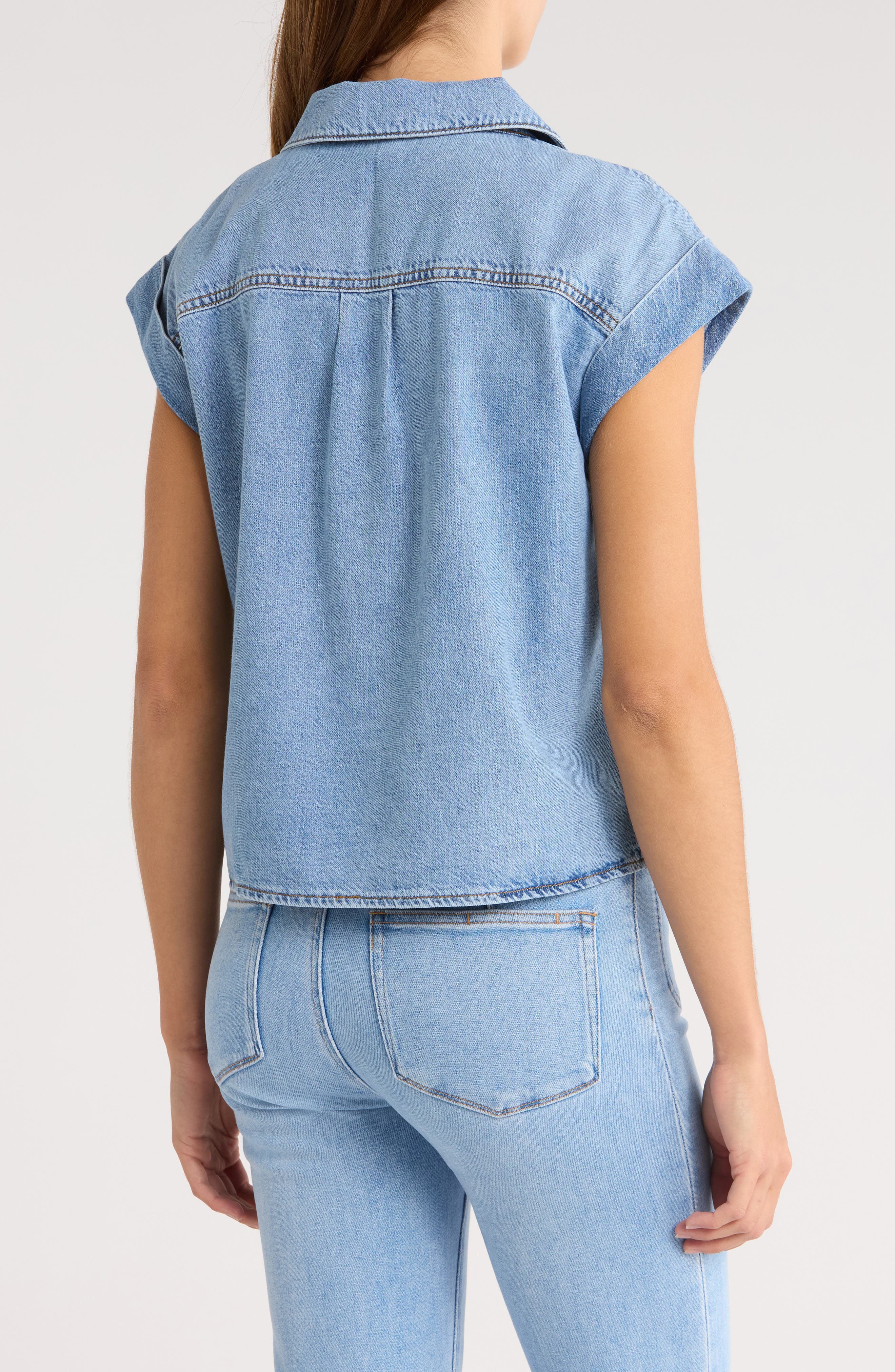 Hadley Denim Button-Up Shirt - image 2