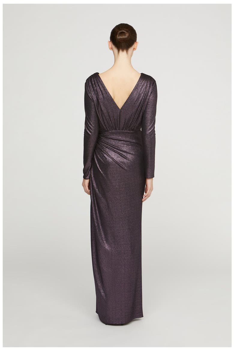 Linda Jersey Gown, Alternate, color, Amethyst
