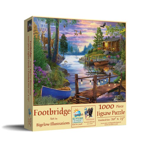 Footbridge 1000 piece Jigsaw Puzzle for Adults