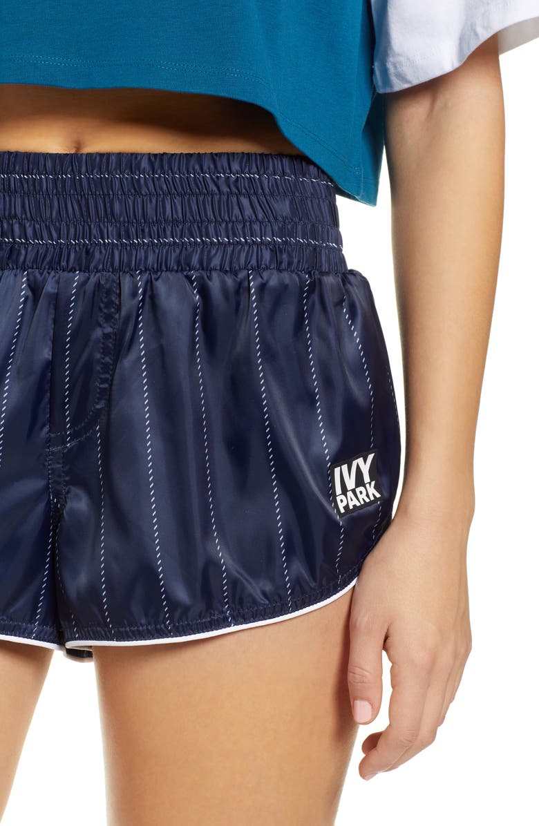 IVY PARK<sup>®</sup> Baseball Pinstripe Shorts, Alternate, color, 