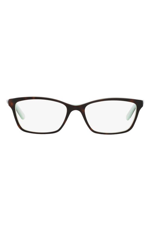 RALPH by Ralph Lauren 52mm Square Optical Glasses in Blue Havana  product