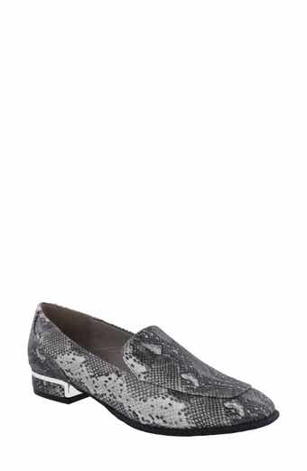 Haze Snakeskin Embossed Loafer