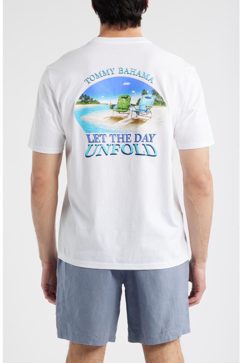 Let The Day Unfold Graphic T-Shirt, Alternate, color, WHITE
