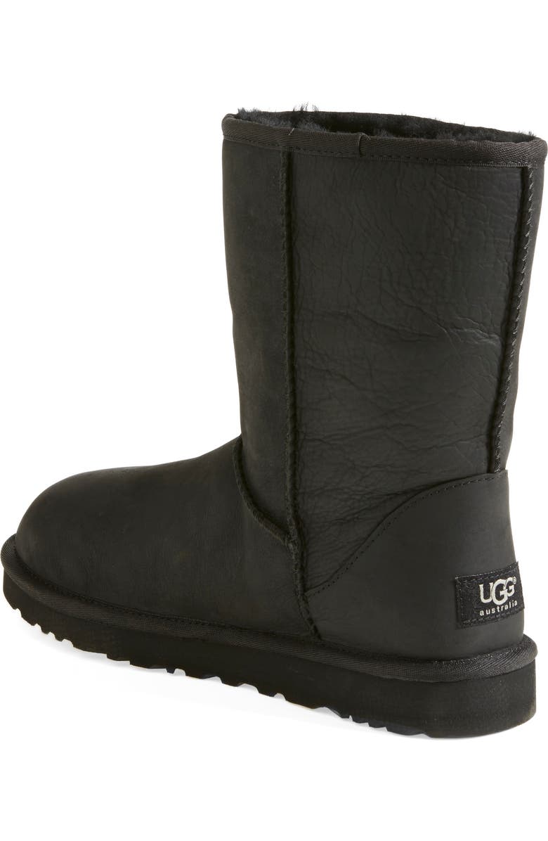 UGG<sup>®</sup> Classic Short Leather Boot, Alternate, color,