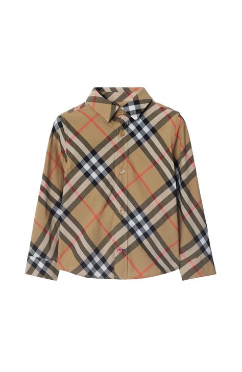 Cheap burberry shirts for kids on sale