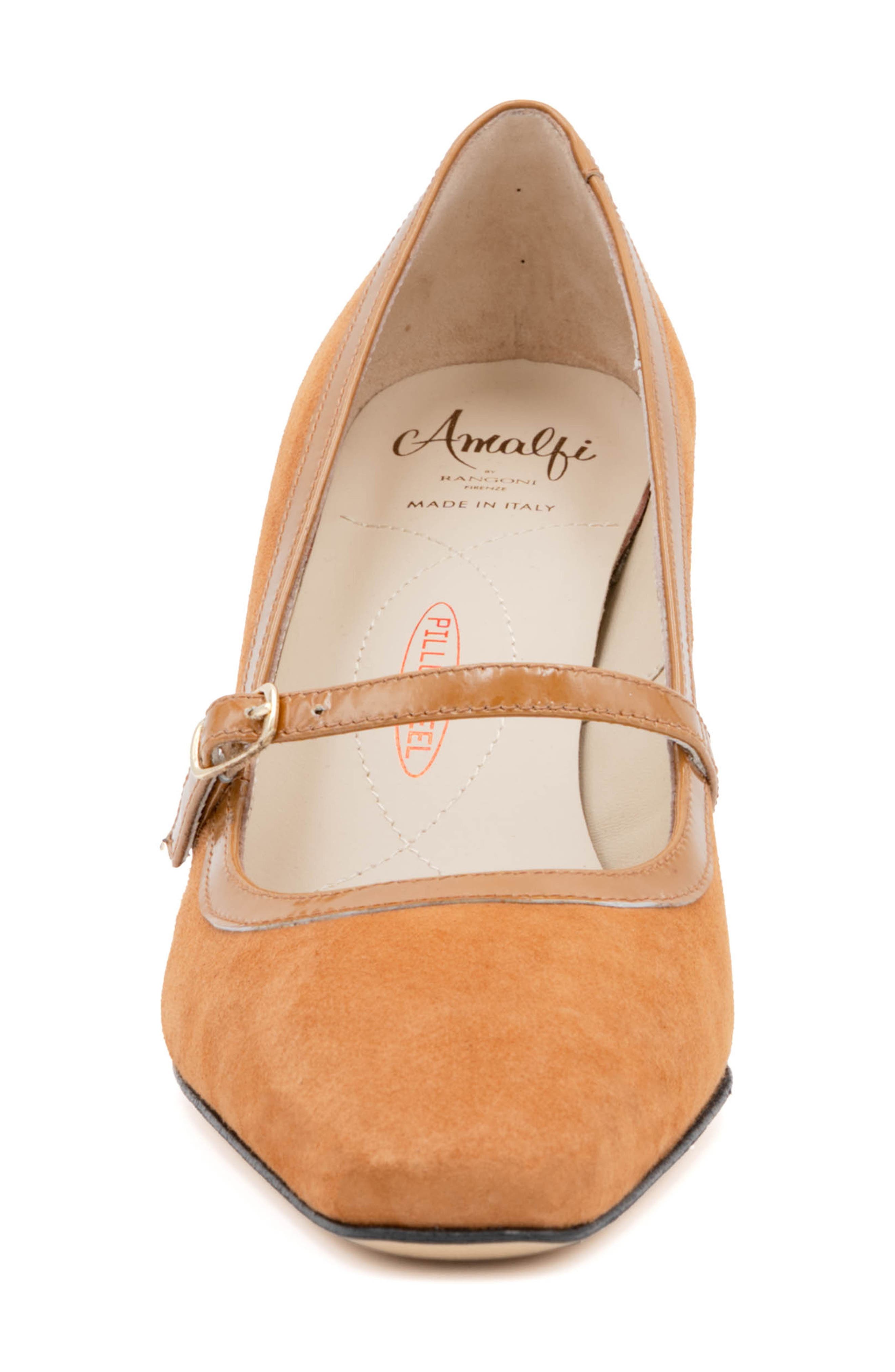 Amalfi by Rangoni Flavio Mary Jane Pump, Alternate, color, Whiskey Cashmere Match Vernice