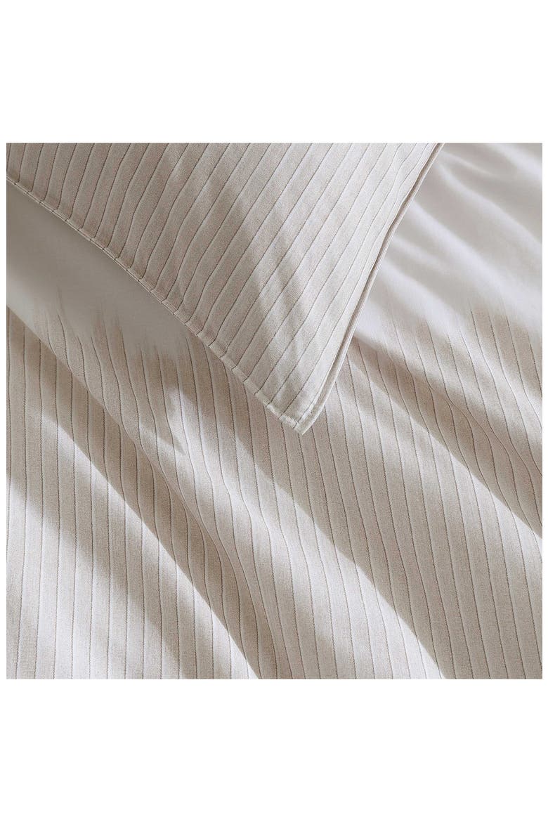 Ikat Pinstripe Comforter & Shams Set, Alternate, color, PINK