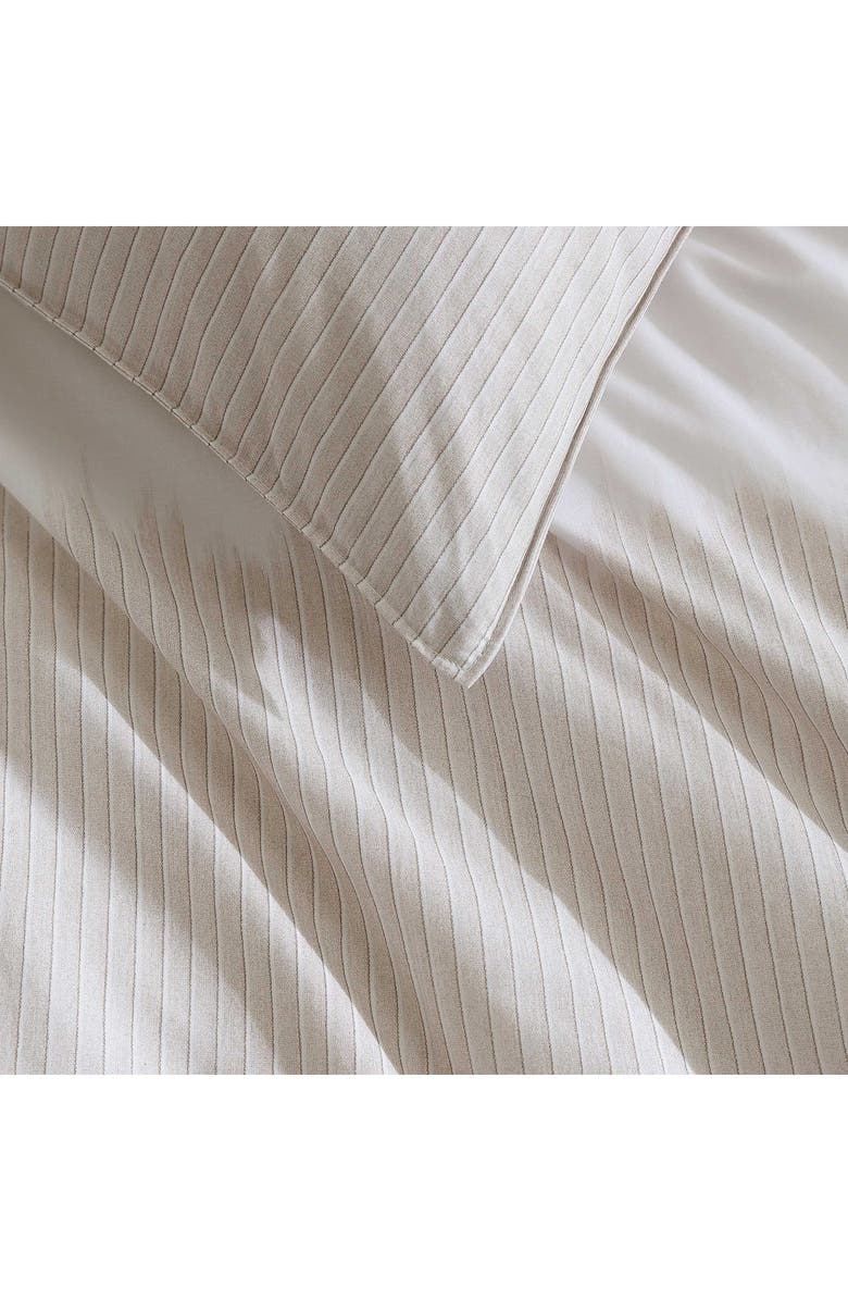 Calvin Klein Ikat Pinstripe Comforter & Shams Set, Alternate, color, Pink