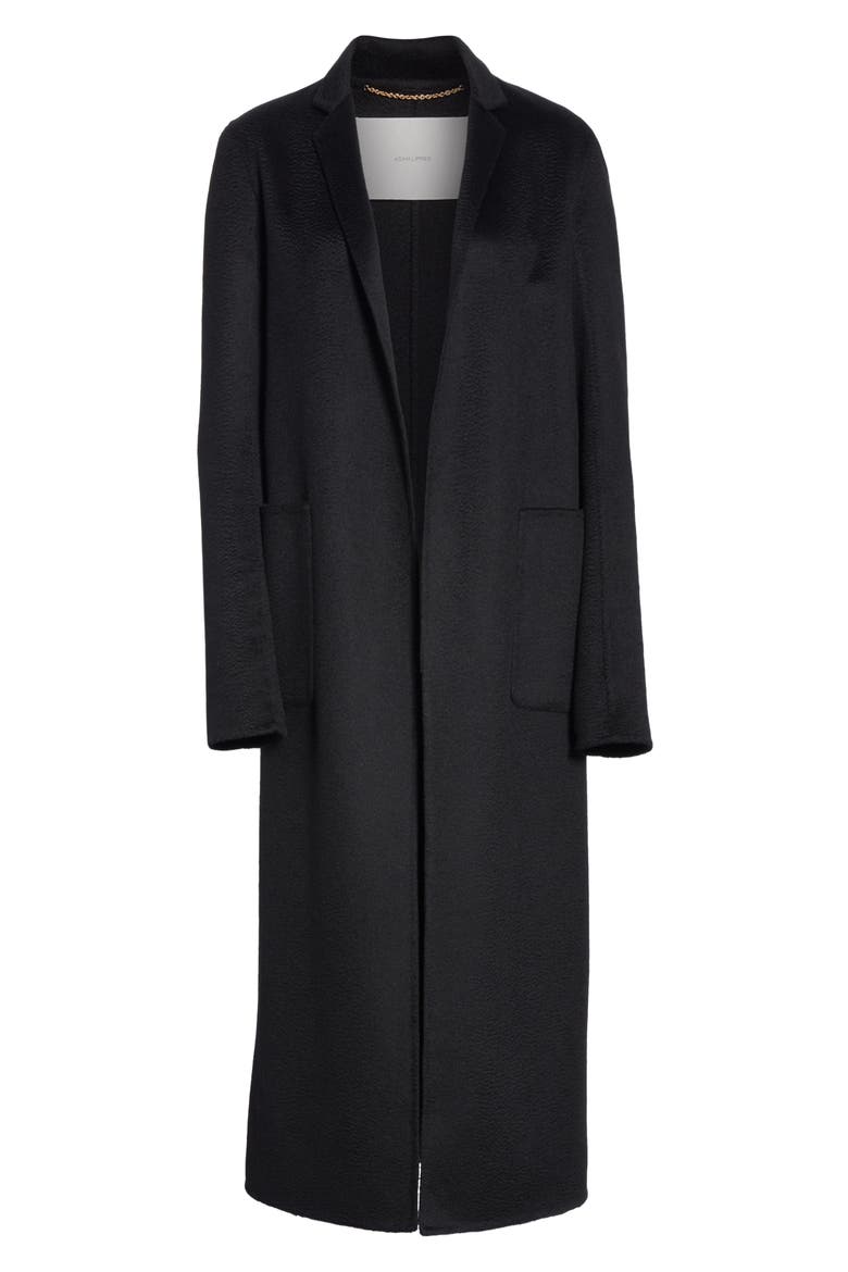 Cashmere Coat, Alternate, color, BLACK