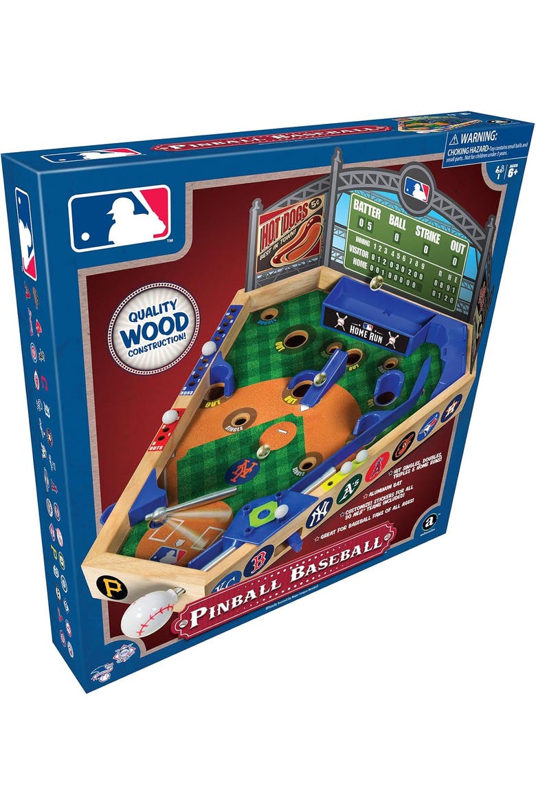 MLB Wooden Pinball Baseball Game, Alternate, color, Multicolored