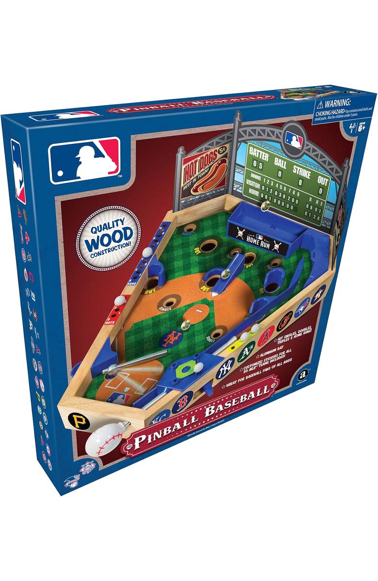 Merchant Ambassador MLB Wooden Pinball Baseball Game, Alternate, color, Multicolored