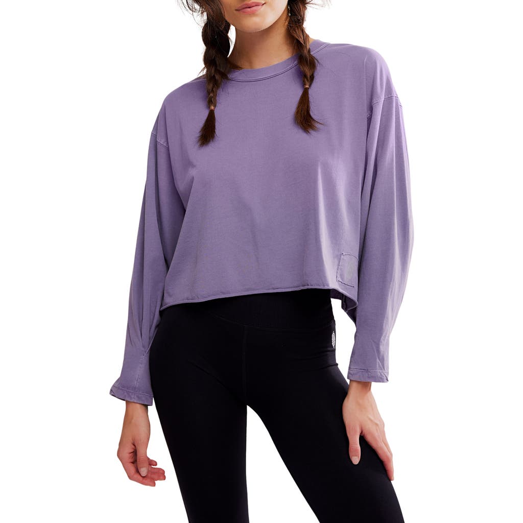 Free People Fp Movement Inspire Pullover In Purple